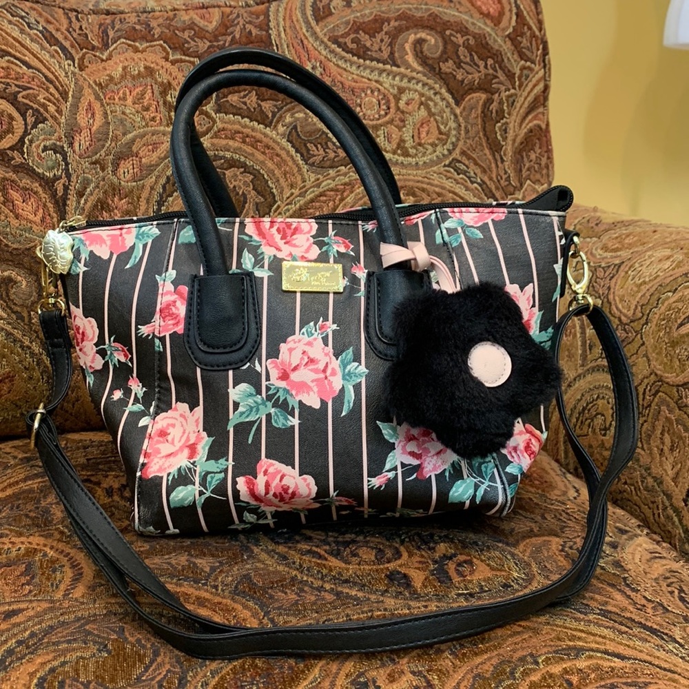 Luv Betsey by Betsey Johnson floral bag - Picture 1 of 10